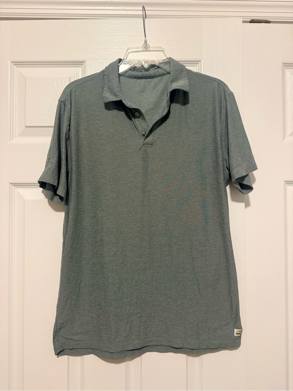 Vuori Men's Heather Green Blue Polo